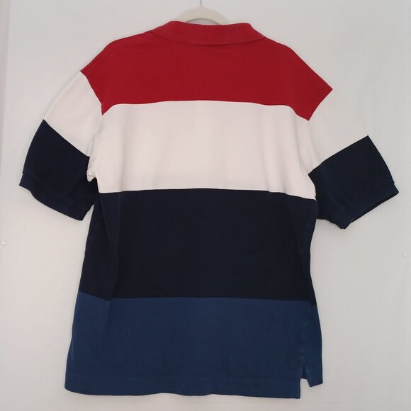 Men's Nautica Red, White, Blue Classic 100% Cotton Polo Size XXL - Picture 2 of 8